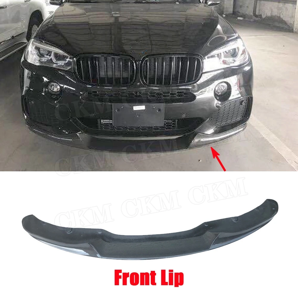 Передний задний диффузор для губ X5 из углеродного волокна спойлер BMW F15 M Tech Sport 2014
