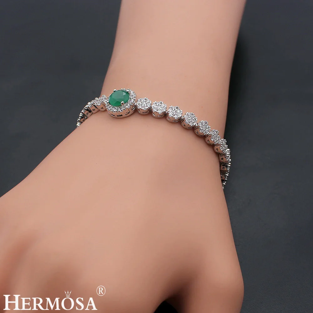 Hermosa модный тонкий Серебристый браслет 7 дюймов 18 см | Украшения и аксессуары