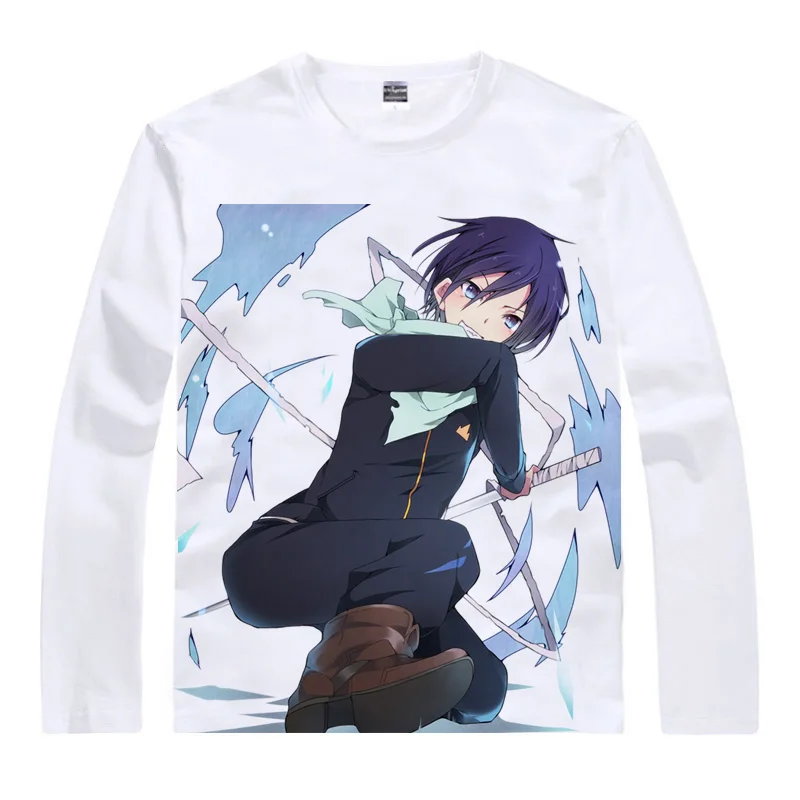 Coolprint японский Футболка с изображением в стиле аниме Noragami бродячая Бог футболки