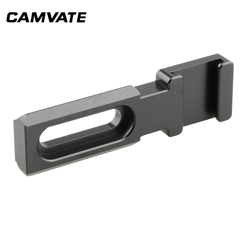 CAMVATE Cold Shoe & NATO Rail Adapter DSLR Camera blackmagic для крепления фотографических аксессуаров