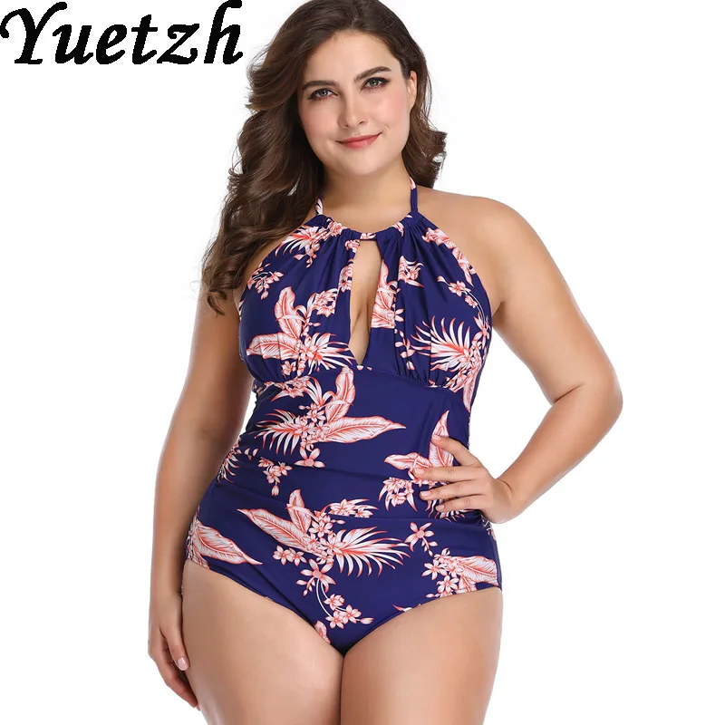 Слитный купальный костюм большого размера 2019 с пуш-ап слитный купальник русская