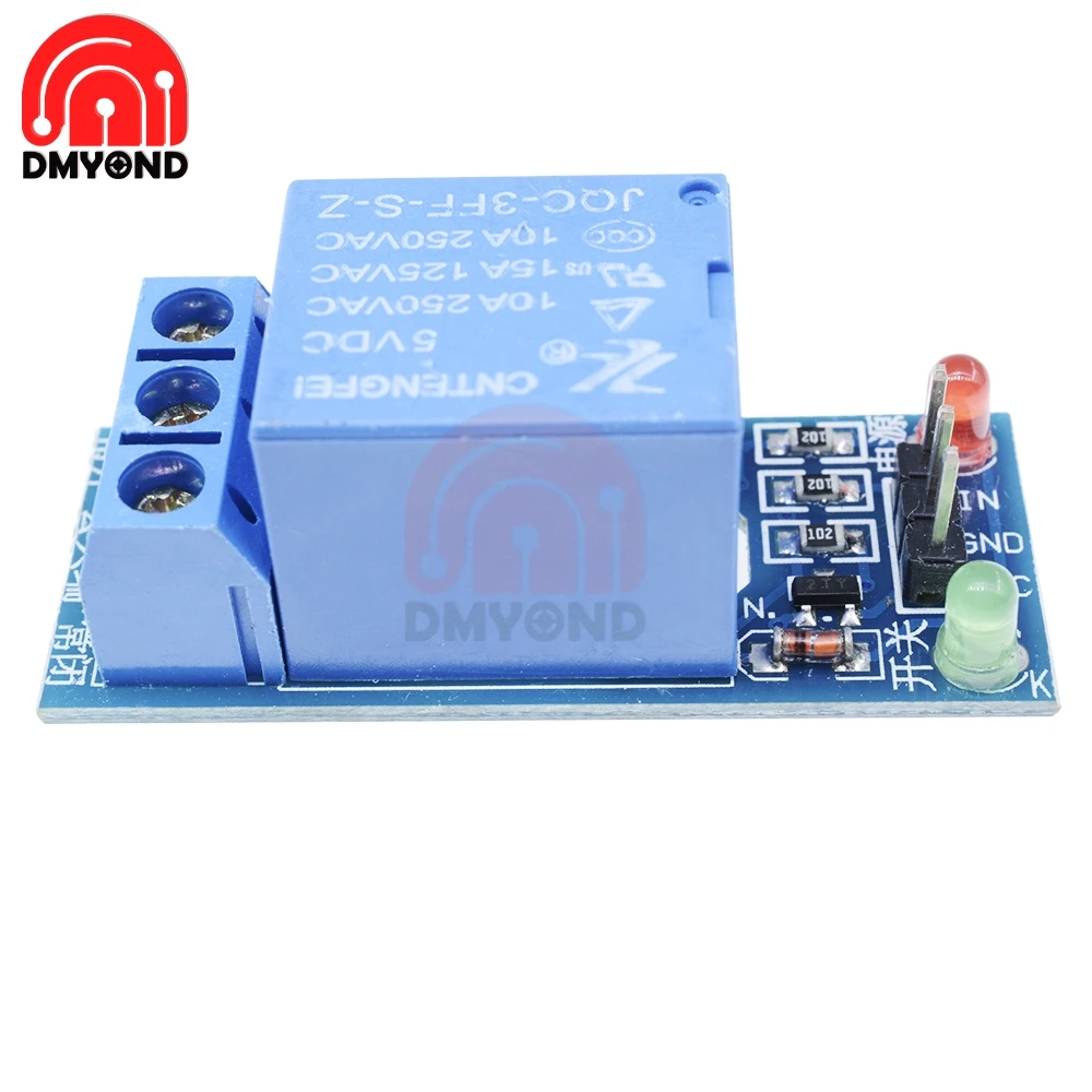 Плата интерфейса 1 канального релейного модуля щит для Arduino 5 В низкоуровневый