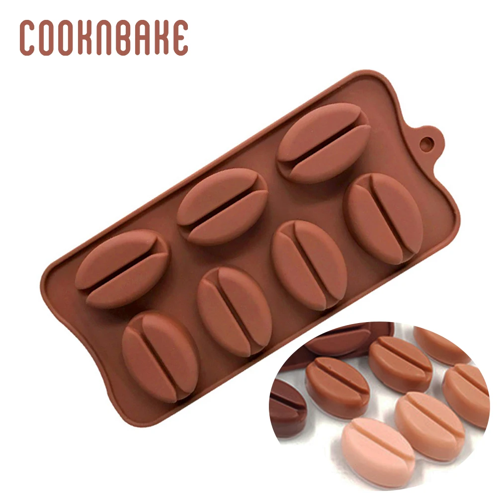 Силиконовая форма COOKNBAKE для шоколада кофейных зерен конфет клейкая украшения