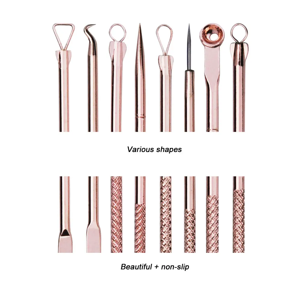 Инструменты для очистки 4 шт. из нержавеющей стали удаления угрей и прыщей