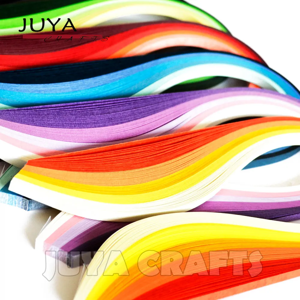 JUYA бумажная Quilling 30 оттенков длина 390 мм ширина 3/5/7/8 600 полосок всего DIY полоса