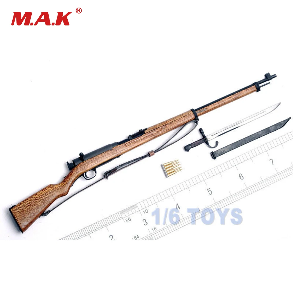 Модель оружия японского солдата Второй мировой войны, масштаб 1/6, Arisaka Ti-Lite T8007, металлический 38 винтовочный пистолет, коллекция