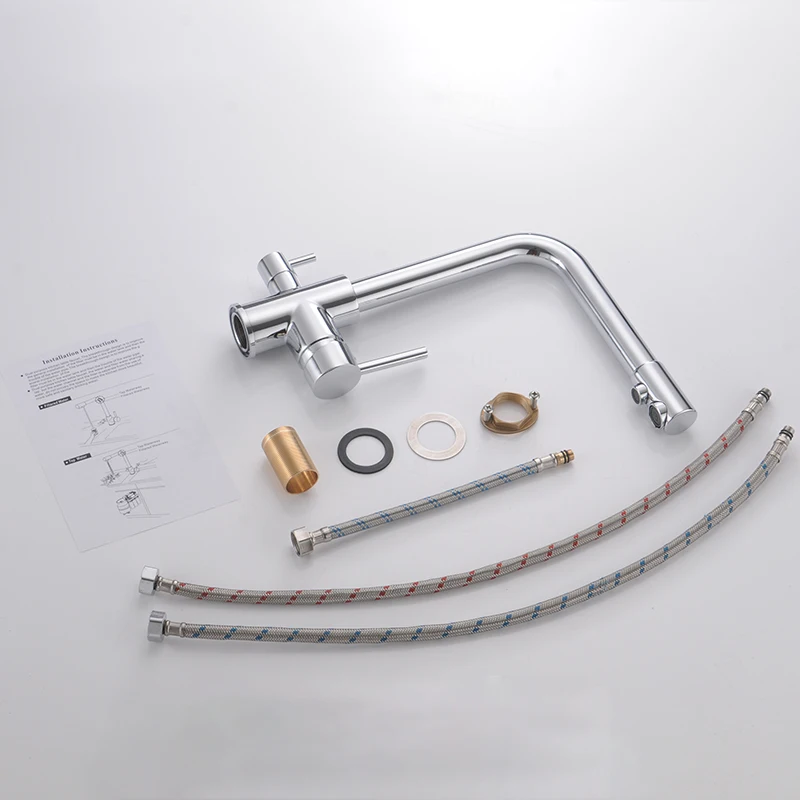 Новый стиль черный кухонный кран для воды Purifica с фильтрованной водой