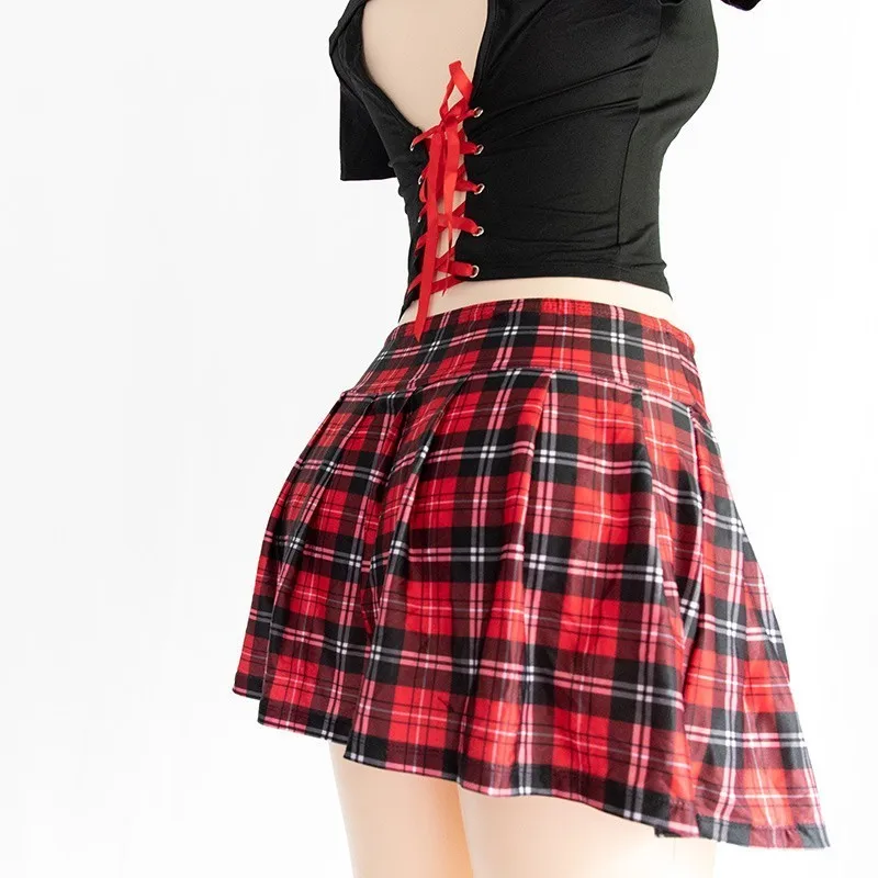 

School Girl Sailor with Blue and Pink color uniform Kwaii transparent Lolita Bra Panty sexi costume erotic Underwear Sleepwear