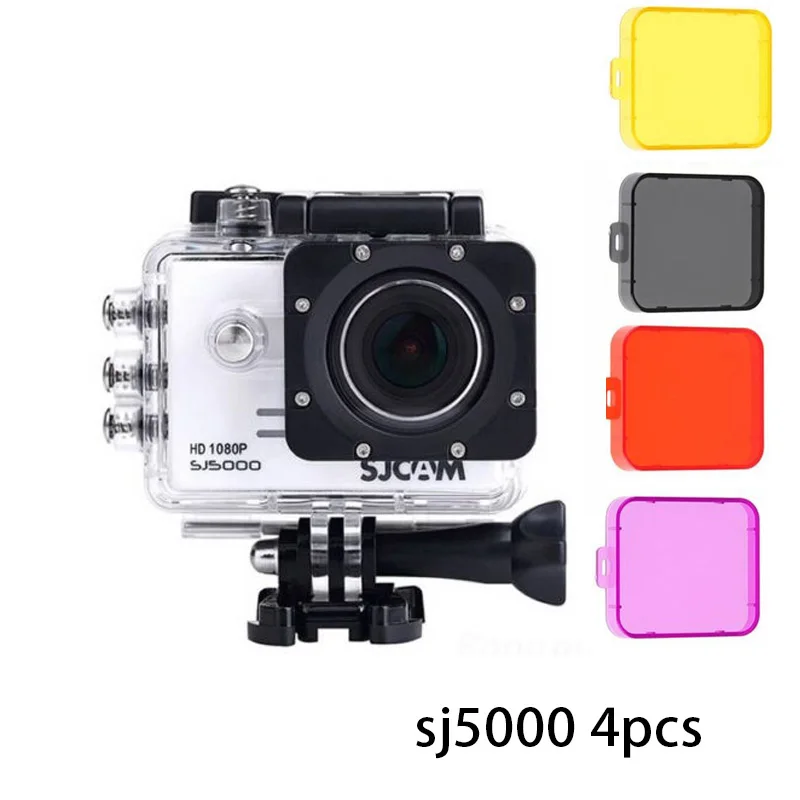 5 шт./компл. фильтр для SJCAM SJ4000 объектив фильтр 5000 фильтр для SJCAM Камера аксессуары Дайвинг защитные УФ круг зеркала