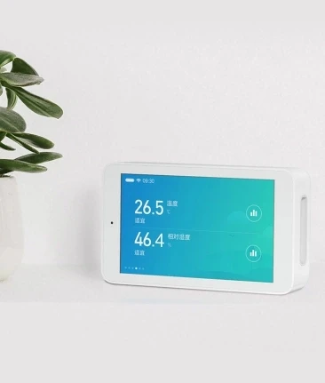 Новейший детектор воздуха Xiaomi Mijia, высокоточный датчик, разрешение экрана 3,97 дюйма, 800*480, интерфейс pUSB, удаленный мониторинг