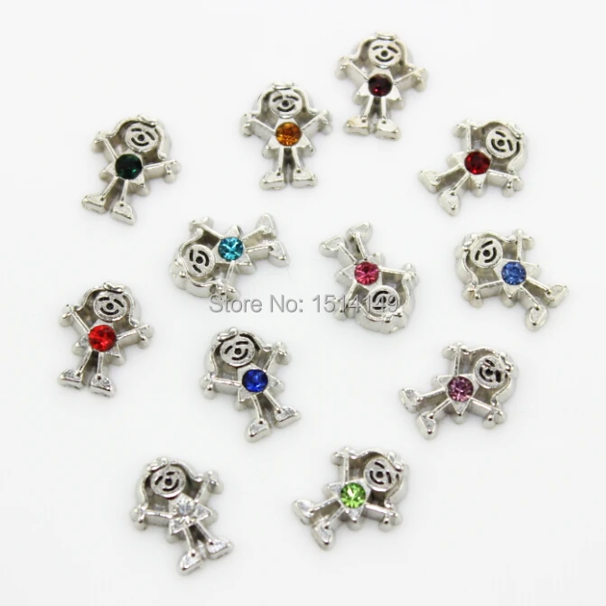 Лидер продаж Плавающие Подвески для мальчиков и девочек разноцветные стеклянные