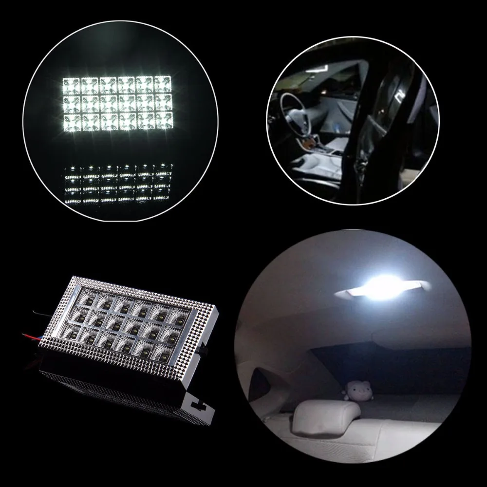Posbay 18 SMD LED 12 В Белый Автомобильный потолочный купол для крыши внутренний свет
