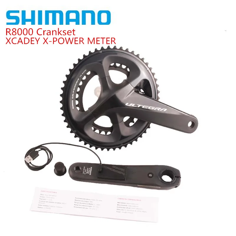 SHIMANO ULTEGRA R8000 дорожный велосипед, заряжаемая мощность, шатун XCADEY, X-POWER, метровый шатун, 170 мм, 172,5 мм, шатун 52-36 T, 50-34T