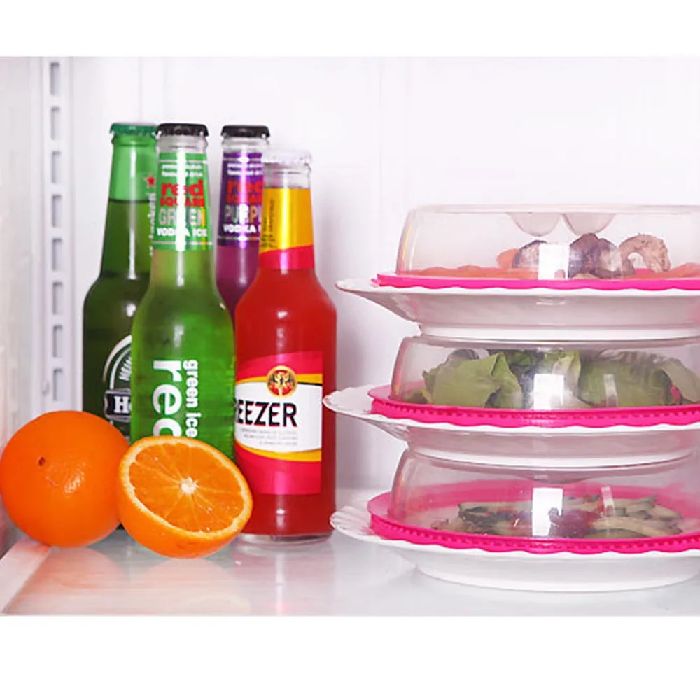 

20cm Lid Plastic Sealing Cover Food Storage Microwave Oven Crisper Cap Refrigerator New