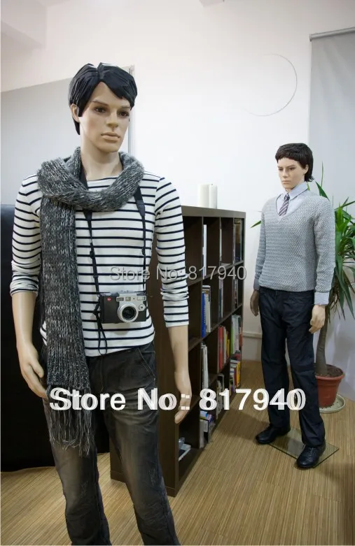 Небьющийся реалистичный полноразмерный мужской манекен с дисплеем M1 (rob)|mannequin