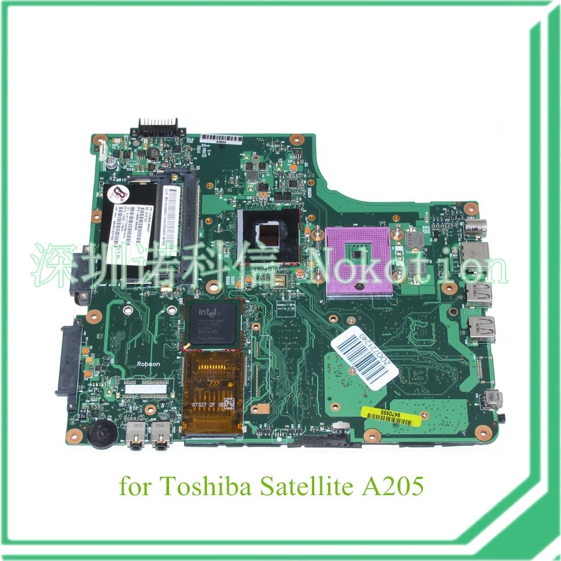 PN 1310A2109427 SPS V000108660 для toshiba satellite A200 A205 материнская плата ноутбука GM965 DDR2 |