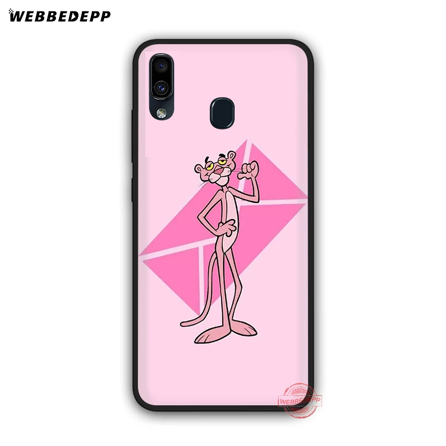 WEBBEDEPP мягкий чехол для телефона с розовой пантерой Samsung A50s A40s A30s A20s A10s A60 A70 M10 M20 M30 M40