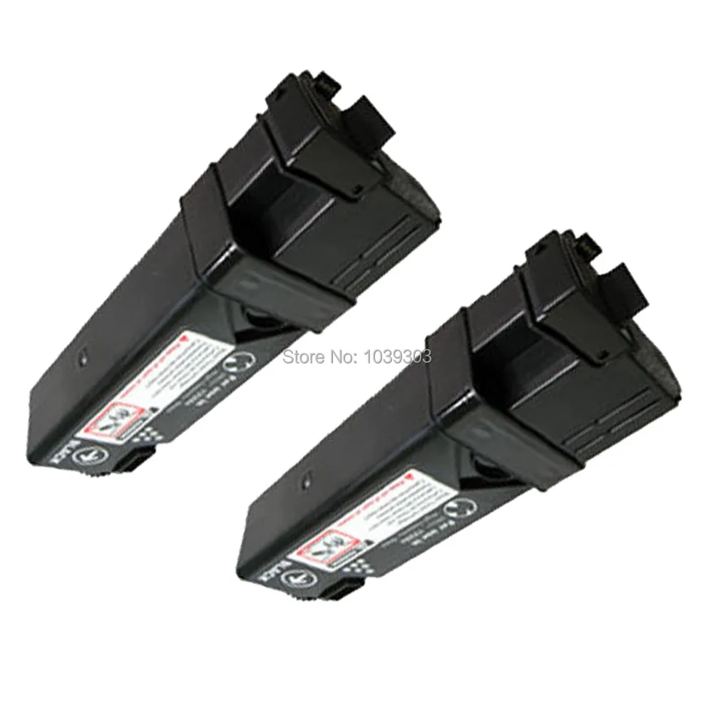 2 шт. черный набор картриджей с тонером совместимый для Xerox Phaser 6130 6130N KCMY 106R01281