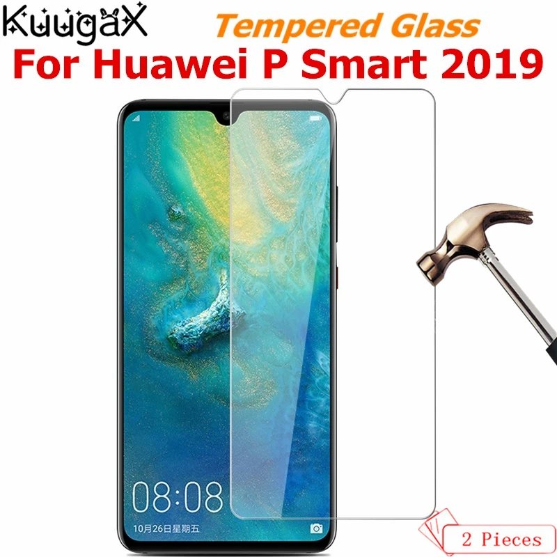 2 шт закаленное стекло для Huawei P Smart 2019 защитная пленка экрана смартфона