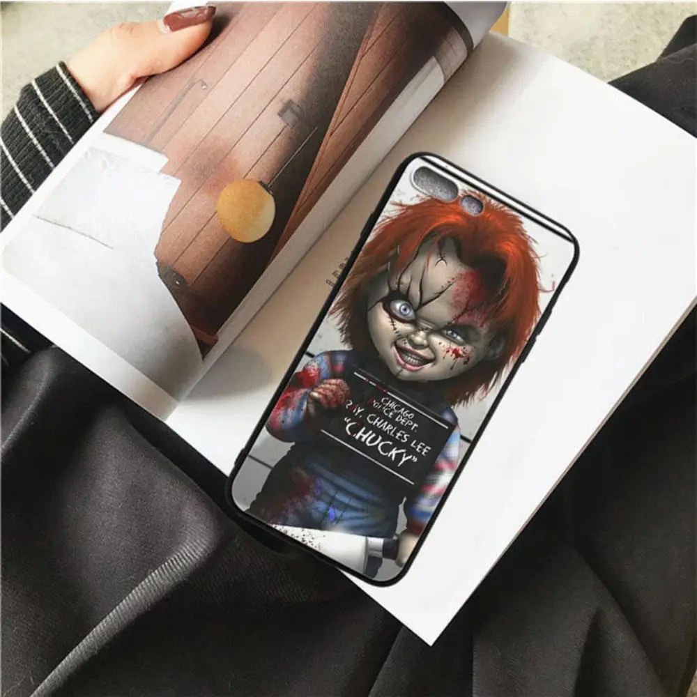 OUTMIX Чаки обои Симпатичные из мягкого ТПУ чехол оболочка для iPhone 8 8plus XS max XR 7 7plus 6 6s