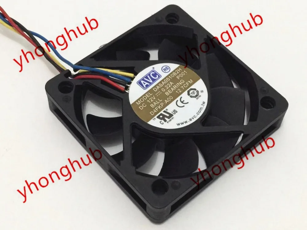 Вентилятор для охлаждения сервера AVC DASA0510B2H P001 DC 12 В 0.22A 50x50x10 мм