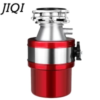 jiqi 370w kitchen food waste disposer with air switch garbage processor disposal crusher grinder stainless steel sink appliance