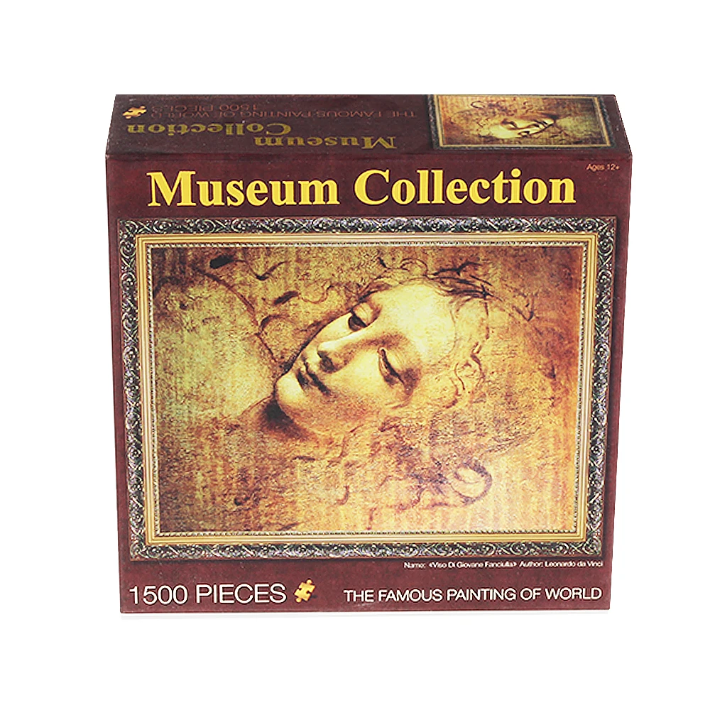 Игрушка-пазл Viso Di Giovane Fanciulla от Orlando leonardo Da Vinci 3D деревянные бумажные пазлы 1500 шт. |