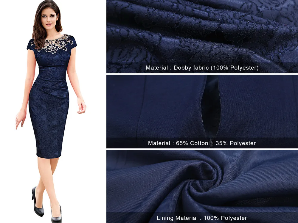 Женское платье-футляр Oxiuly элегантное облегающее платье с цветочным принтом и