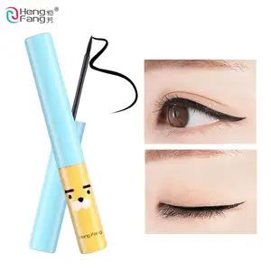 HengFang Косметика Прямая поставка Очаровательная черная стойкая Водостойкая Подводка для глаз легкая в нанесении тонкая жидкая 4g макияж для больших глаз бренд #52262