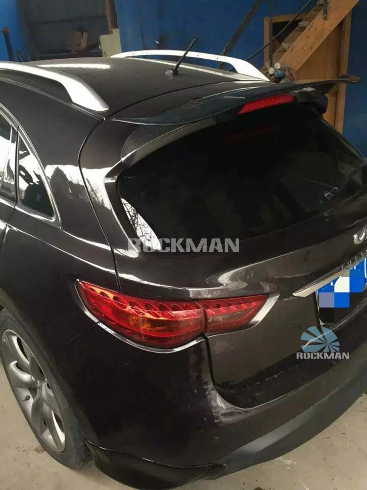 Спойлер из углеродного волокна для Infiniti QX70 FX35 FX37 S51 2011 2013 наборы крыльев