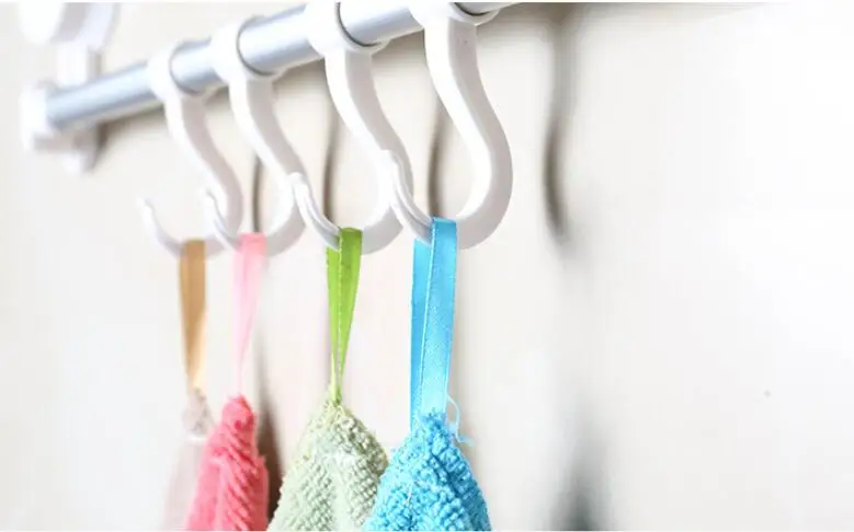Love Heart microfiber glass dish beatch Hand towel Quick Dry accessories cleaning kitchen Home bathroom washing hanging bath | Дом и сад