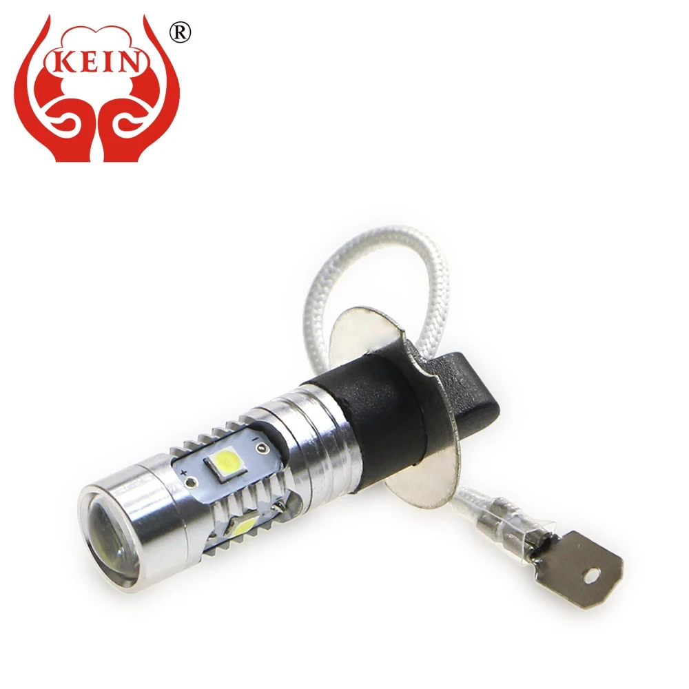 KEIN 2 шт. Супер Яркие H3 светодиодные DRL Противотуманные фары 3030 6smd дневные ходовые