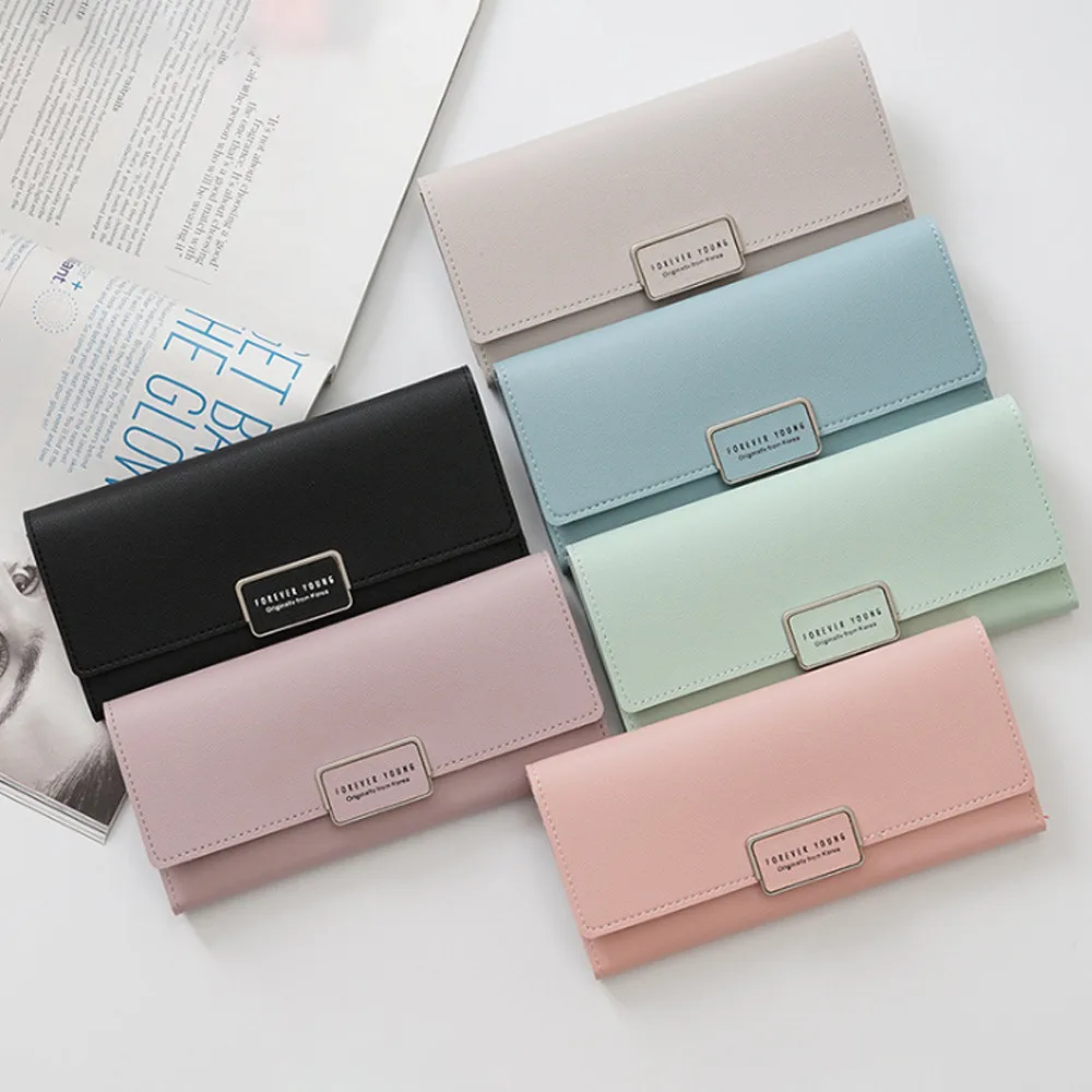 

Women BagSmall Zipper Multi Card Position Leather Coin Purse Card Holder womens wallets and purses ladies wallet cartera mujer