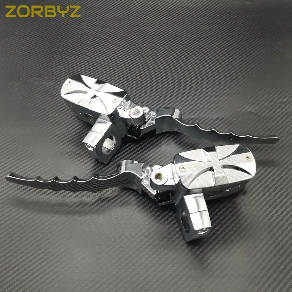 ZORBYZ 1 дюйм 25 мм хромированный крестовой рычаг управления на руль резервуар