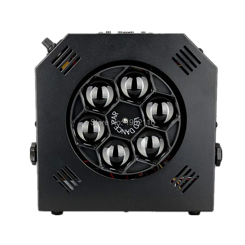 Niugul 100 Вт пчелиный глаз луч светильник 6X15 RGBW 4в1 DMX512 светодиодный с поворотным