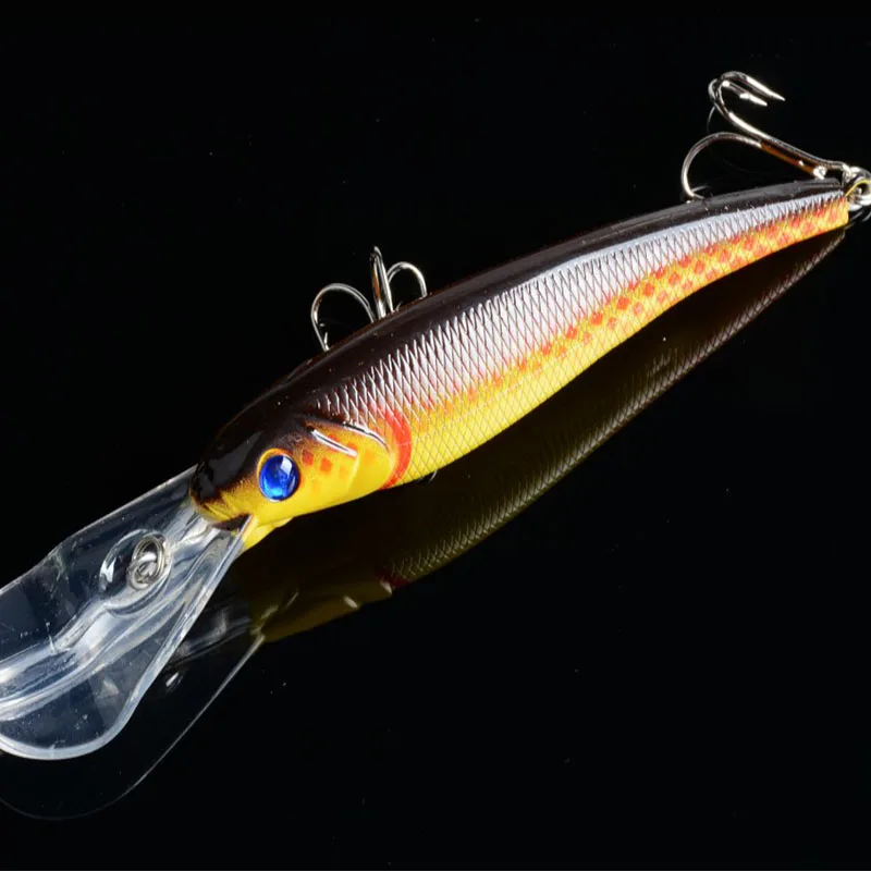 20 шт. гольян приманки для рыбалки 16 5 см 27.9 G 2 # крючки снасти минноу жёсткий