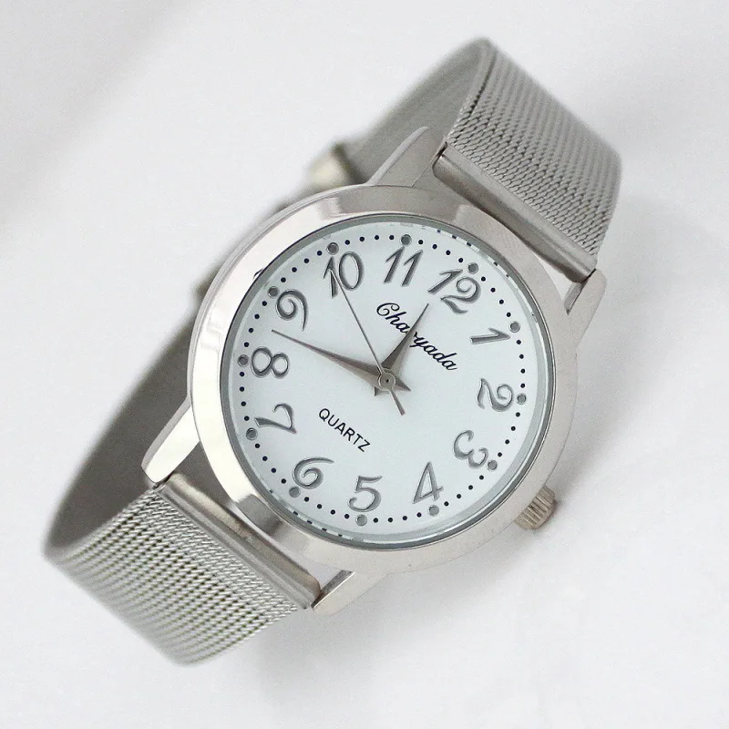 5 шт./лот оптовая продажа женские часы для девочек Роскошные Кварцевые из