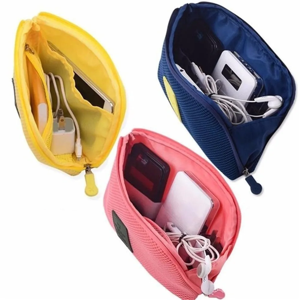 Portable Kit Case Storage Bag Digital Gadget Devices USB Cable Earphone bag | Электроника