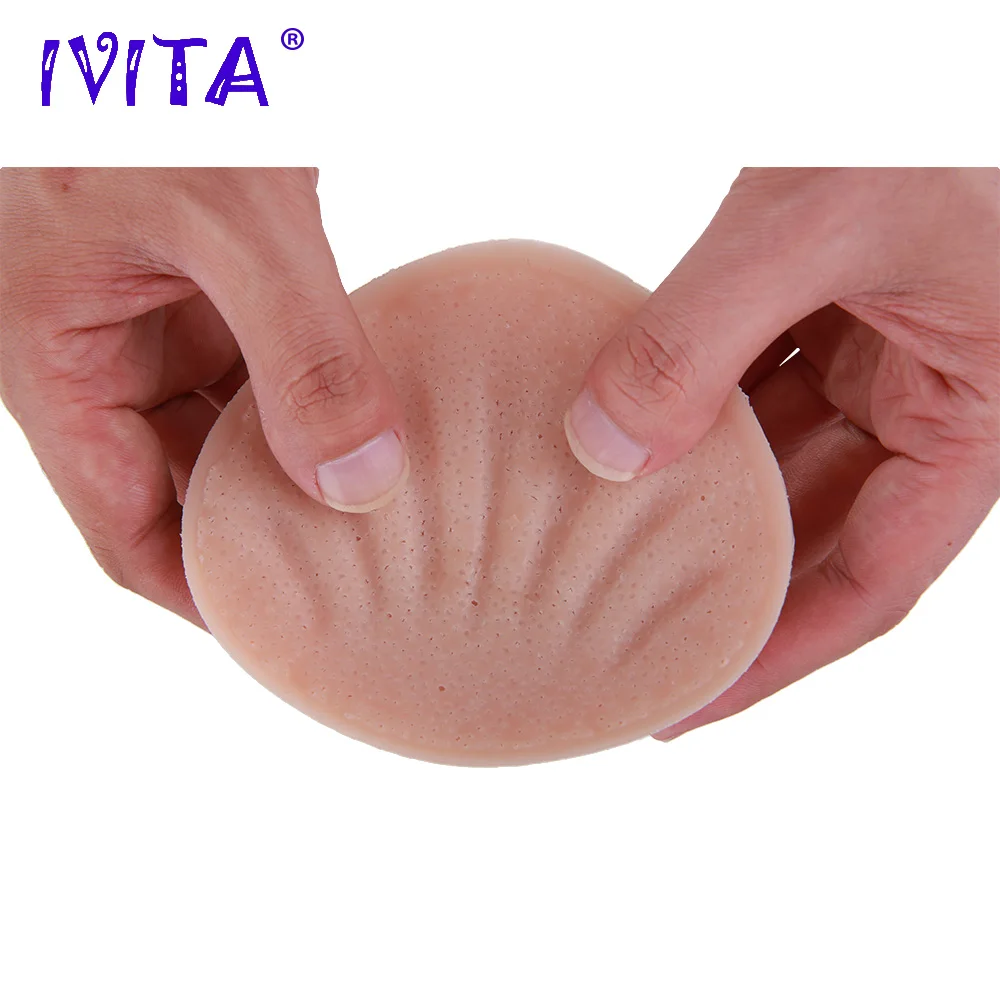 IVITA 360 г Высокое качество реалистичные силиконовые формы груди поддельные для