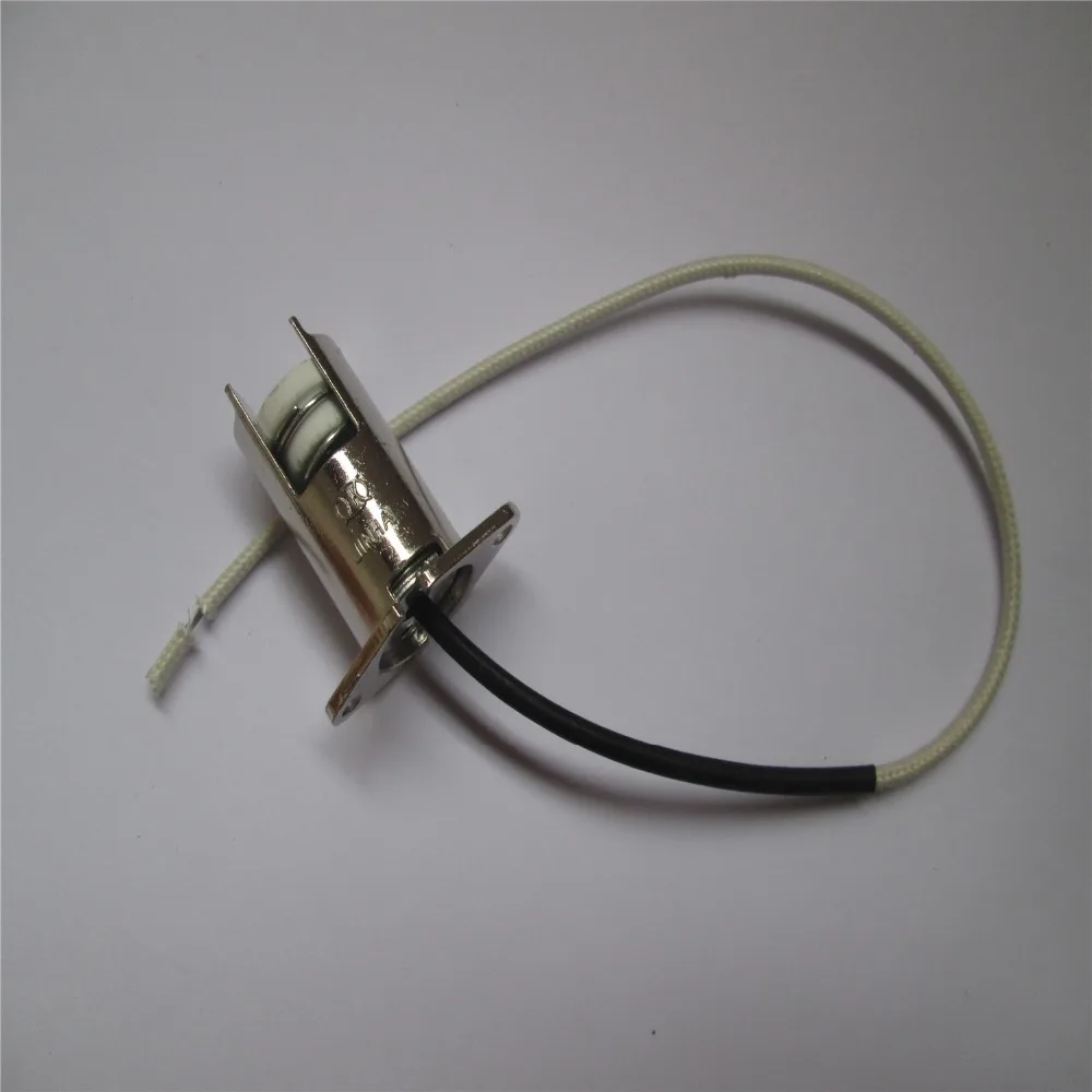 

1pc metal clad R7S lamp holder light base 25cm wire 2000-3000w