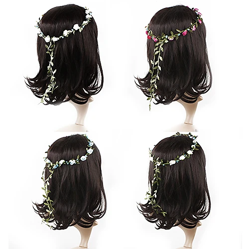 Ободок для волос Boho повязка на голову с цветами девушек свадьбы |