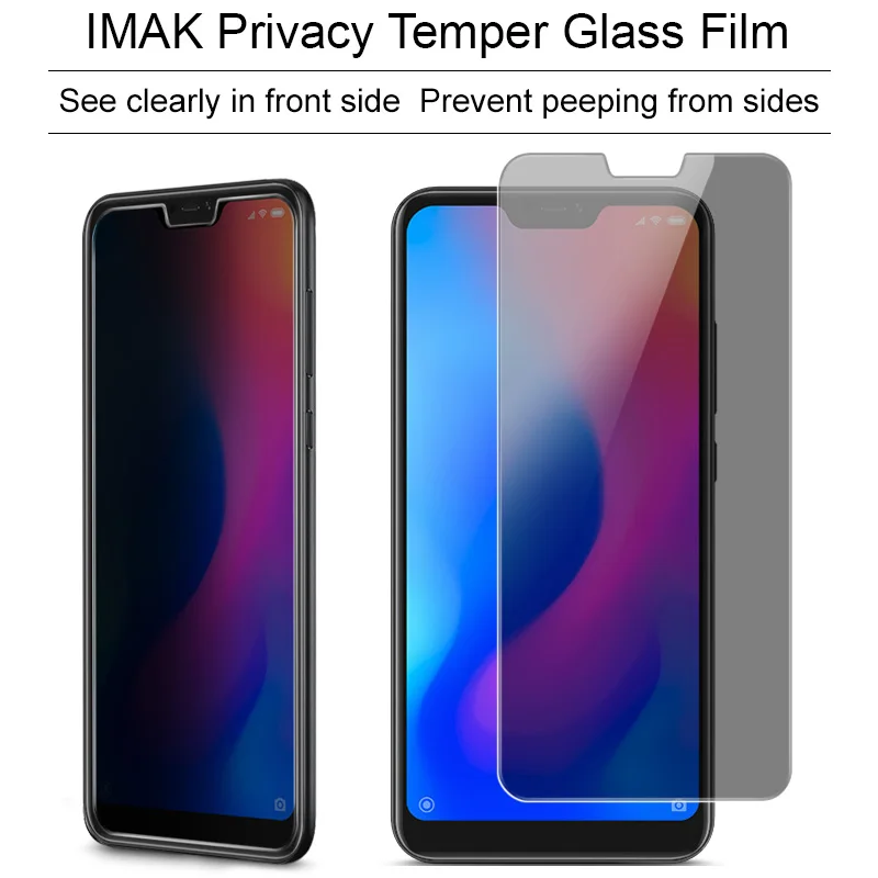 Xiaomi mi A2 Lite 8 конфиденциальности с уровнем твердости 9 H закалённое стекло IMAK
