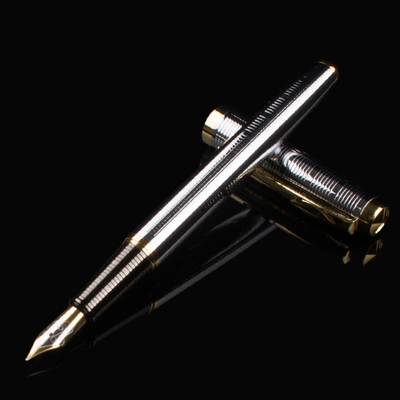 

DIKA WEN 890 stainless steel Business Gift Medium Nib Fountain Pen New
