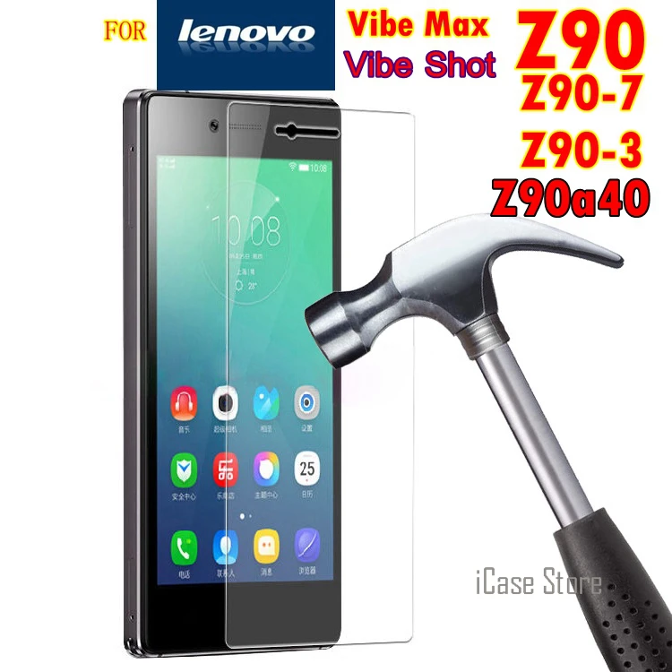 Z90 закаленное стекло для lenovo Vibe Shot 7 3 Max Z90a40 чехол с защитной пленкой экрана