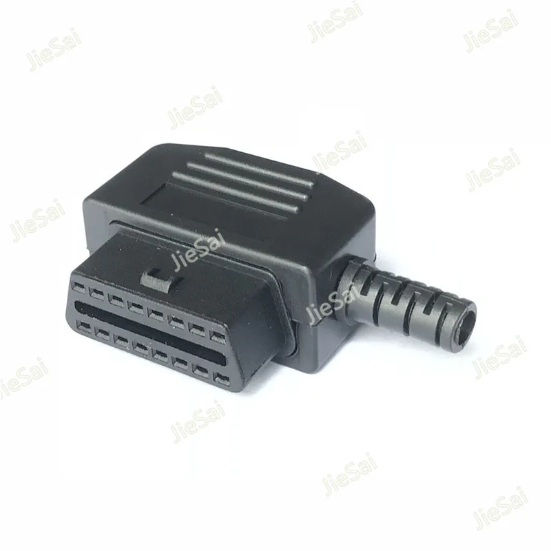 16 контактный автомобильный гнездовой разъем OBD2 OBDII диагностический штекер для