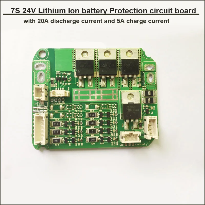 Высококачественный литий ионный аккумулятор 24 в BMS 29 4 батарея PCB 7S с