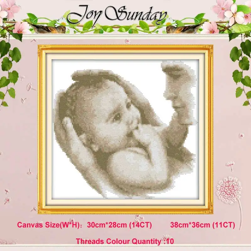 Paternal love(1) Angel baby girl Lover Счетный Набор для вышивки крестом 11CT 14CT Набор для вышивки крестиком оптом Набор для вышивания крестиком для рукоделия - Цвет: Paternal love(1)