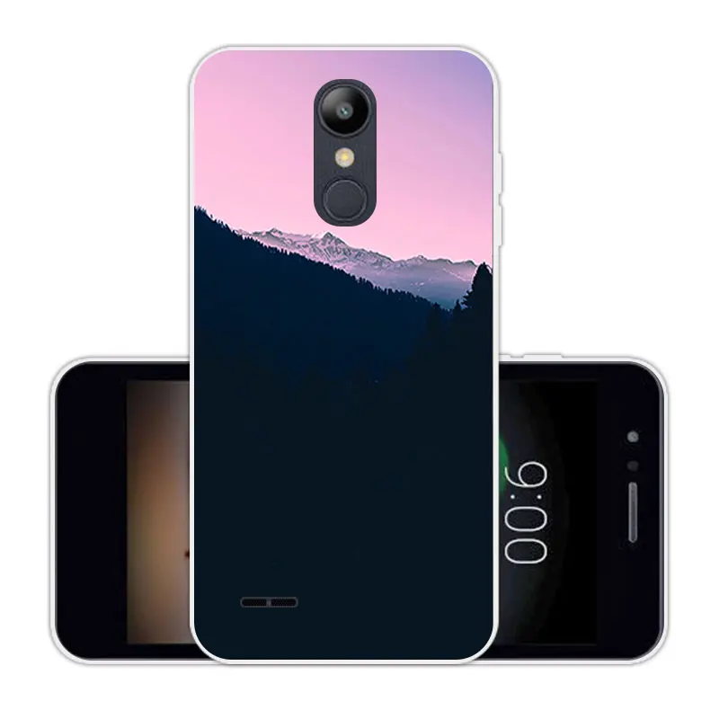 5.0&quot Soft TPU for Fundas LG K8 (2018) / K9 Carcasas Luxury Clear Silicone Mobile Phone Scenic Eagle Cover K 8 Back Shell |