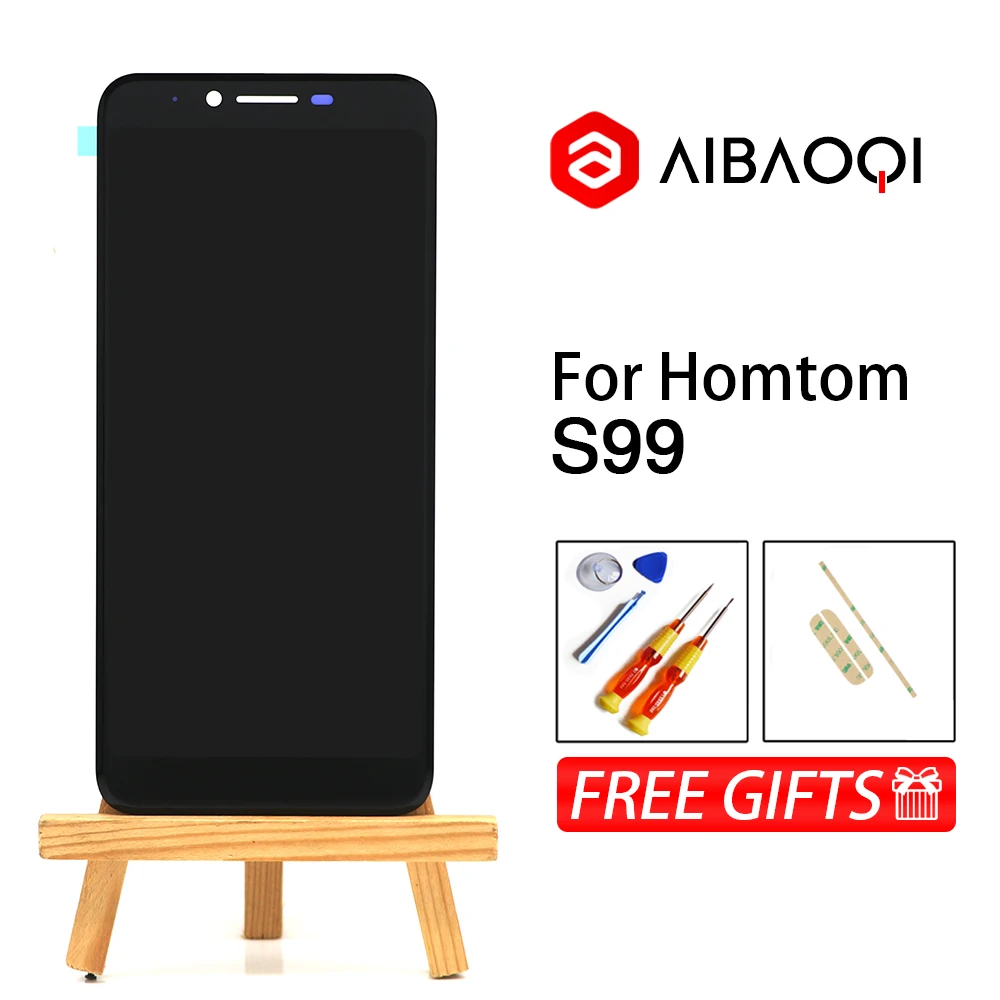 Оригинальный сенсорный экран AiBaoQi 5 дюйма + ЖК дисплей 1440x720 в сборе замена для