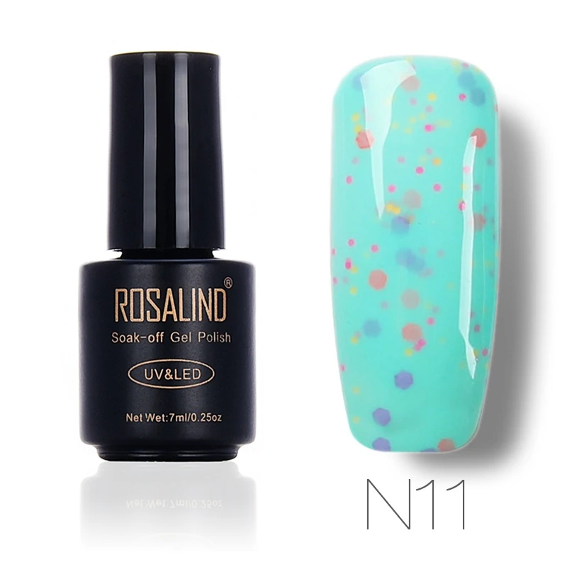 N11 Гель ROSALIND 1S 7 мл, N01-24 гель для ногтей, серия cheir, УФ светодиодный лак для маникюра, полуперманентный Гель-лак для ногтей - Цвет: N11